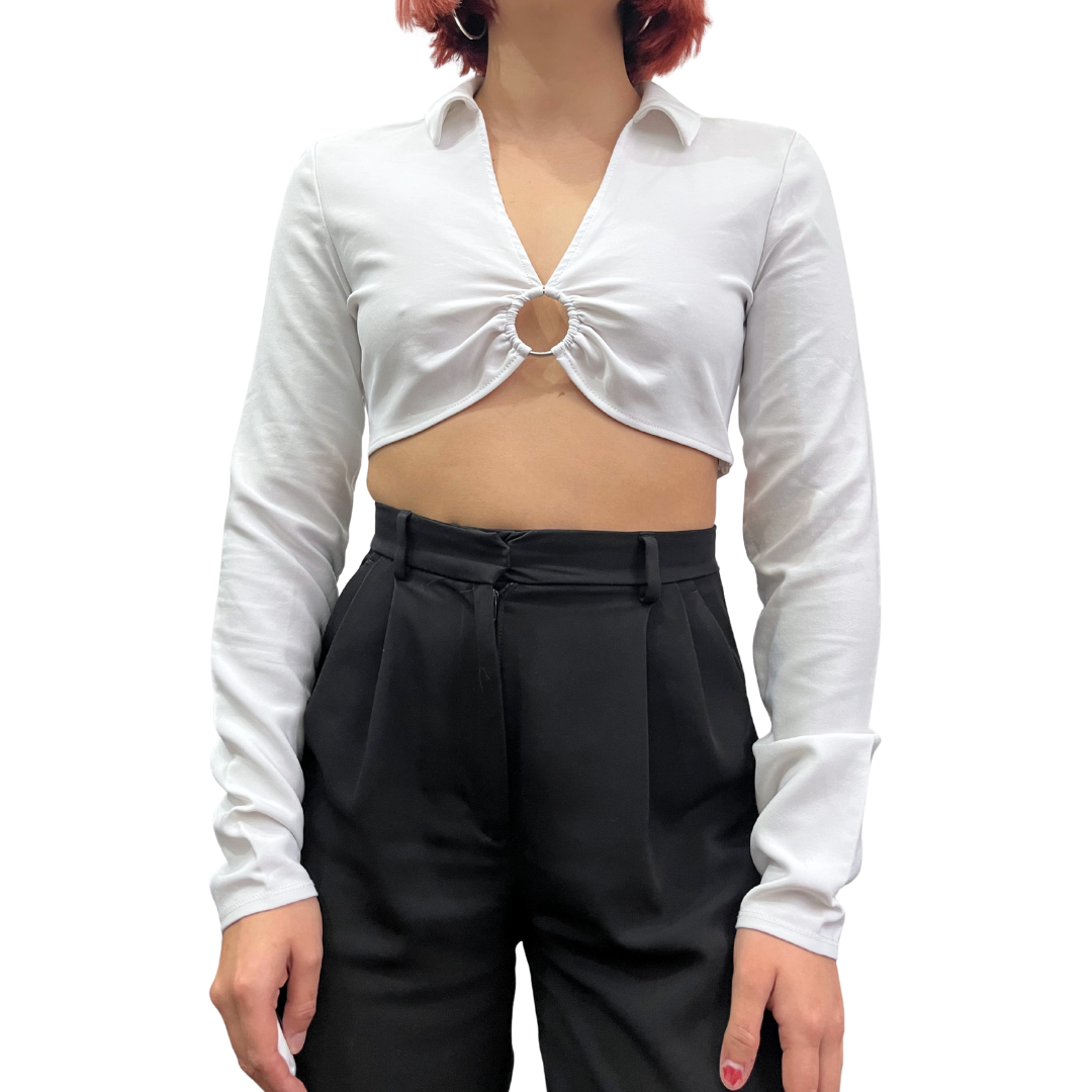 CROP CAMISERO M