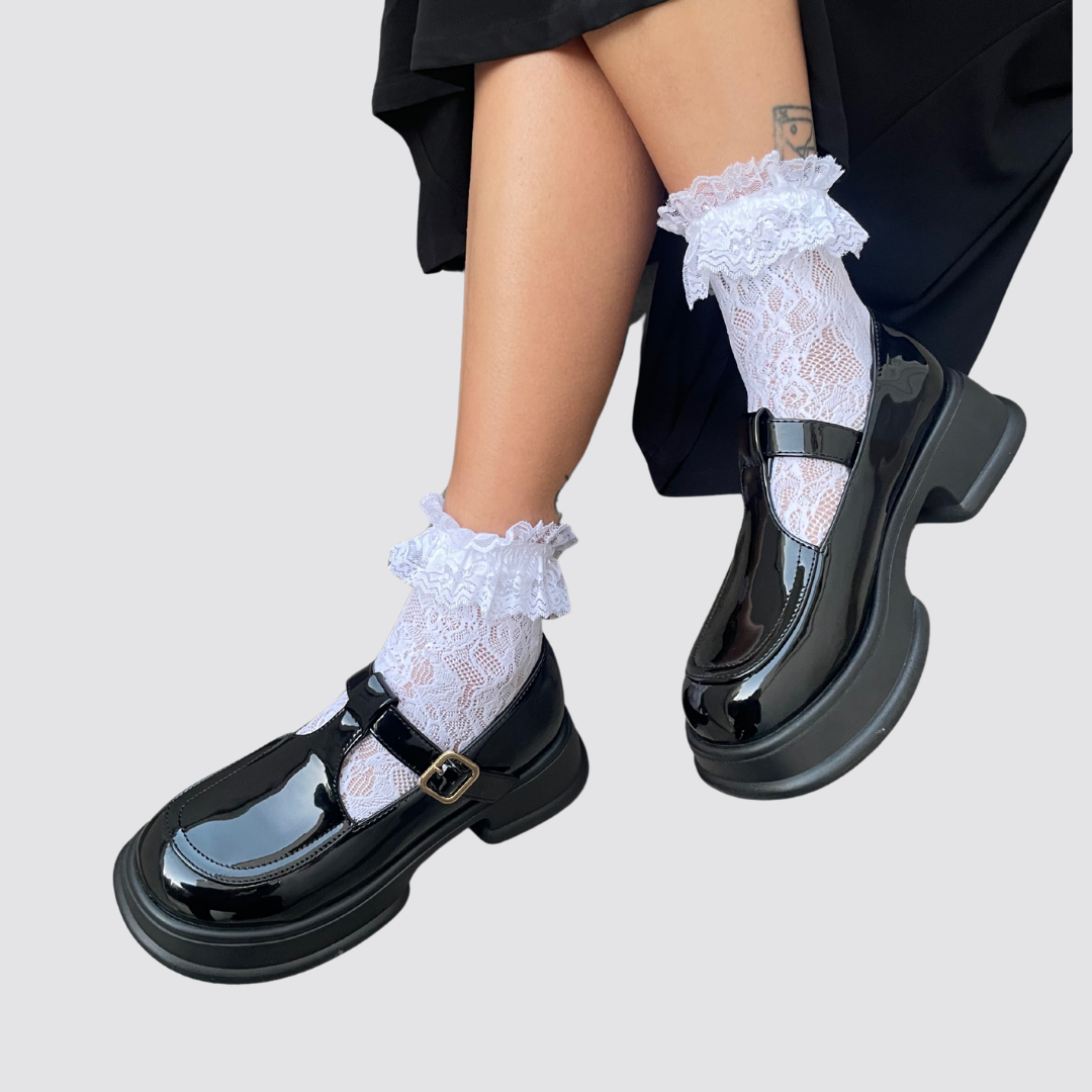 .⋆✮CALCETINES ENCAJE (white)⋆.