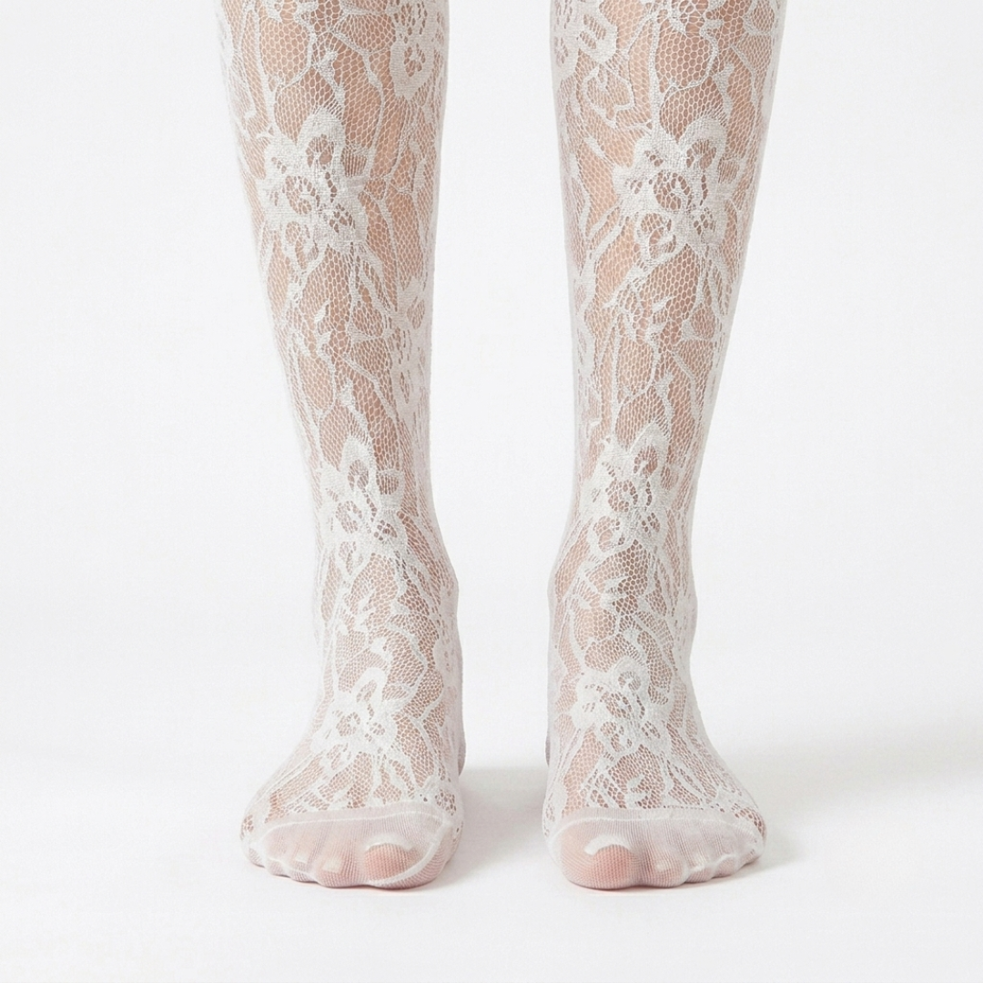PANTYS ENCAJE (blanca)