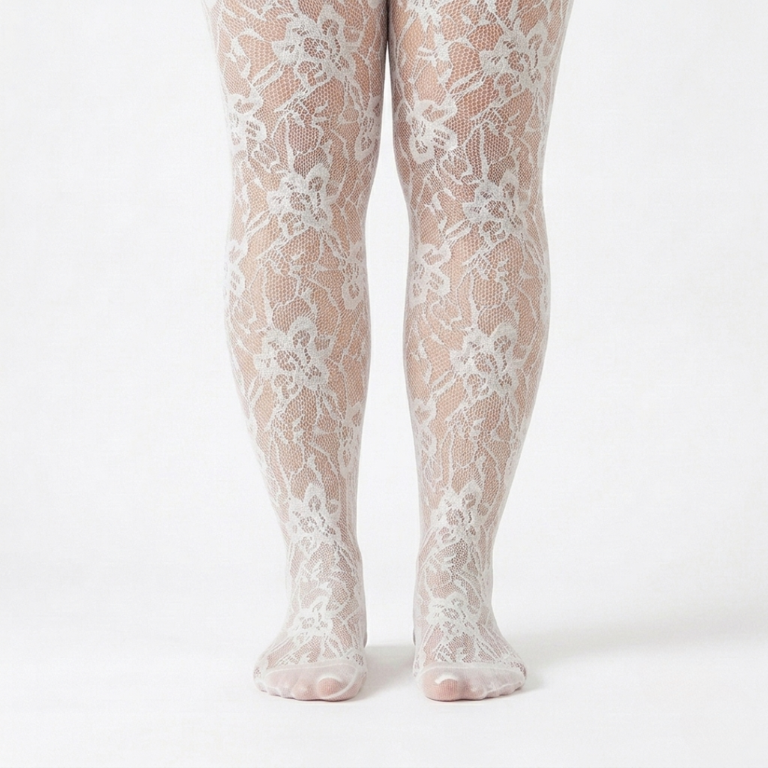 PANTYS ENCAJE (blanca)