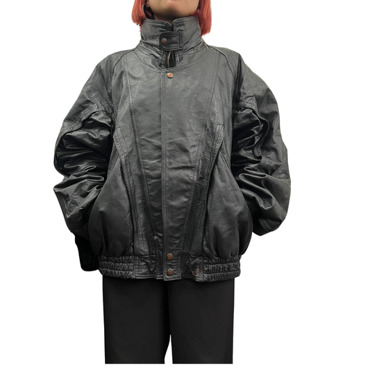 CHAQUETA CUERO XL