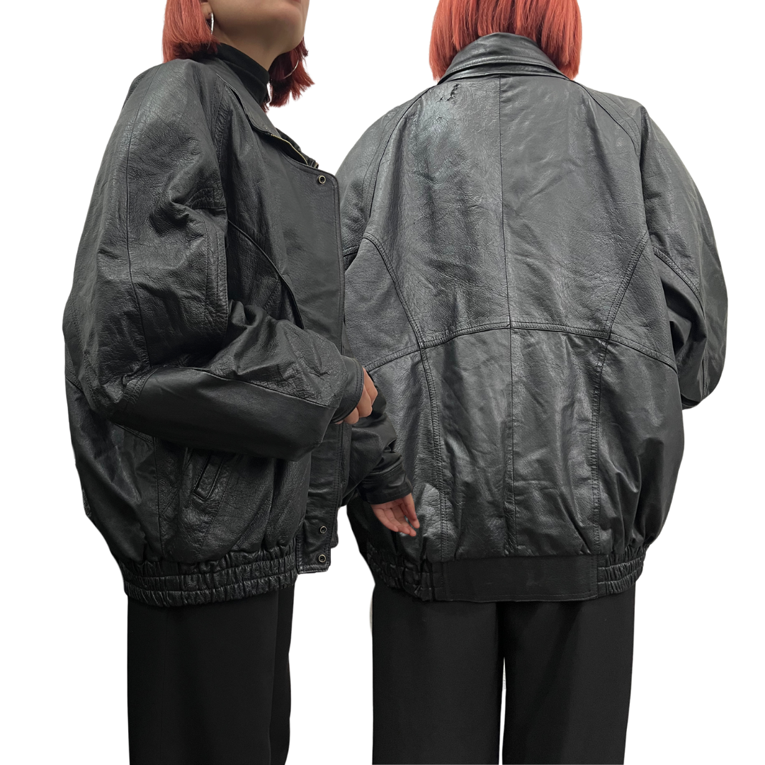 CHAQUETA CUERO XL