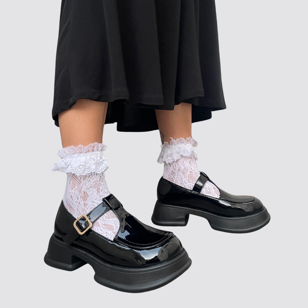 .⋆✮CALCETINES ENCAJE (white)⋆.