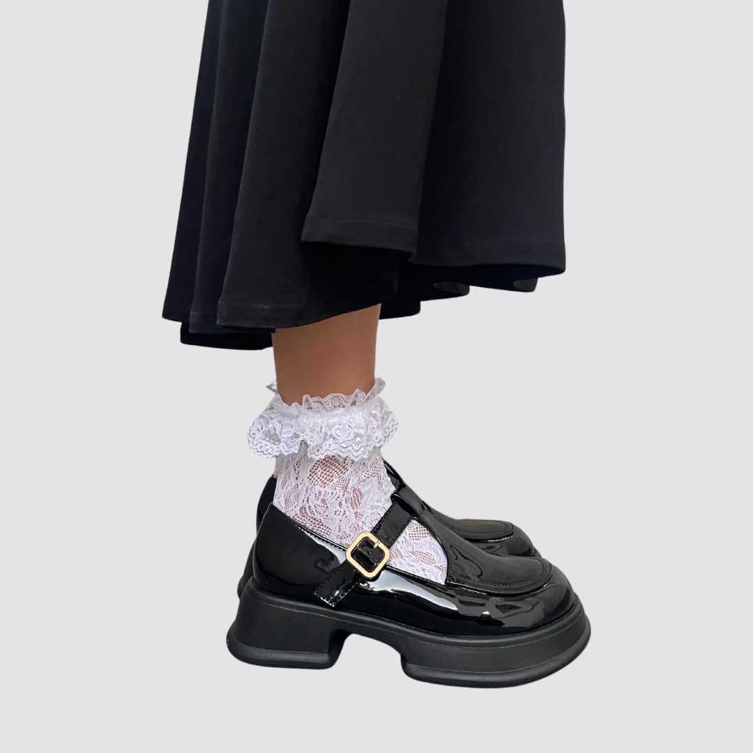 .⋆✮CALCETINES ENCAJE (white)⋆.
