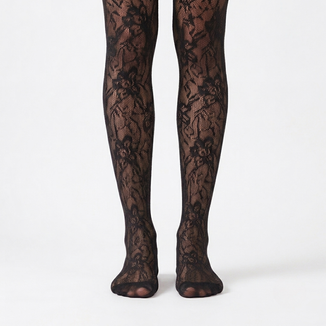 PANTYS ENCAJE (negro)