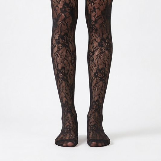 PANTYS ENCAJE (negro)