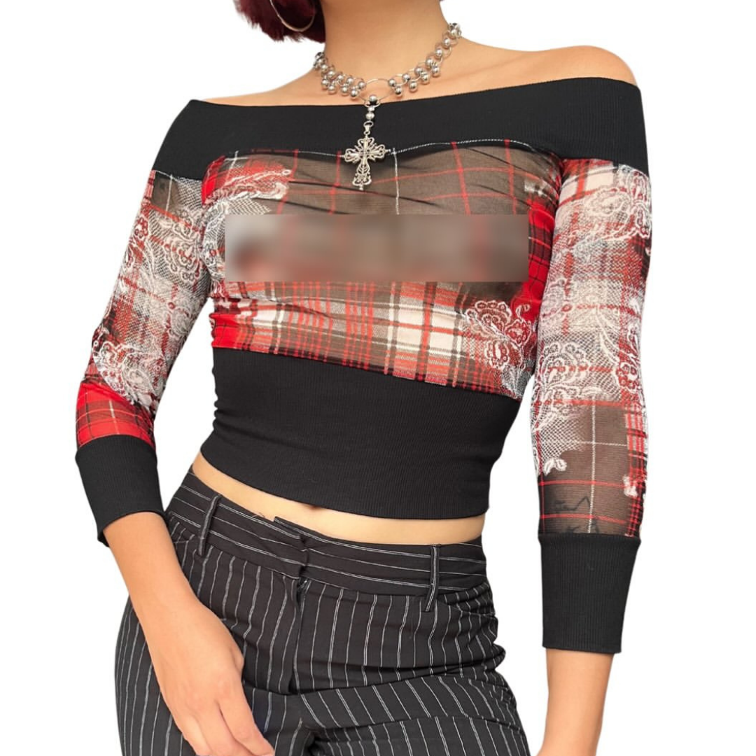 TOP MESH XS